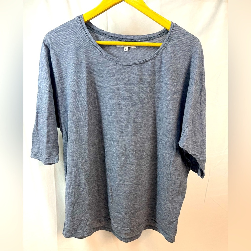 Natural by Known Supply 100% Organic Cotton Crew Neck Tee with Dolman sleeve Med